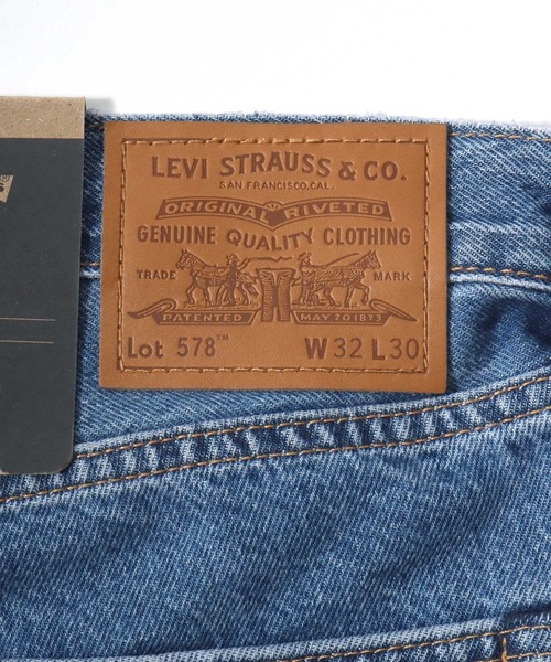 Levi's(リーバイス)の「Levi's/リーバイス 578 BAGGY/ワイドデニムパンツ/バギーフィット(デニムパンツ・メンズ・インディゴブルー/ブラック系その他/ブラック・28inch/30inch/32inch/34inch/36inch)」の5枚目の写真