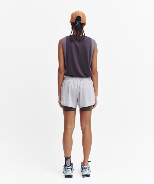 MENASOO(ミナス)の「Mesh Runner Soft Shorts_Gray(その他パンツ・レディース・グレー・M/S)」の4枚目の写真