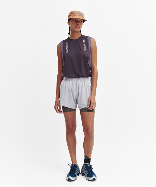 MENASOO(ミナス)の「Mesh Runner Soft Shorts_Gray(その他パンツ・レディース・グレー・M/S)」の6枚目の写真