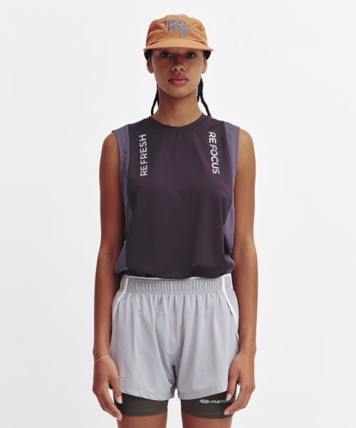 MENASOO(ミナス)の「Mesh Runner Soft Shorts_Gray(その他パンツ・レディース・グレー・M/S)」の8枚目の写真