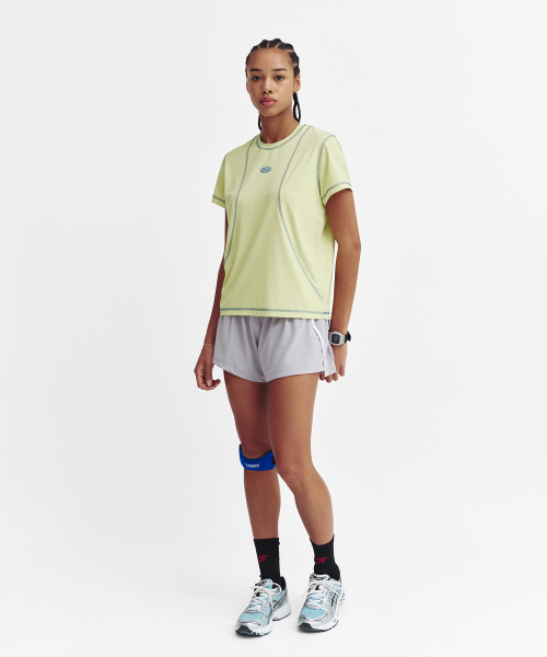 MENASOO(ミナス)の「Mesh Runner Soft Shorts_Gray(その他パンツ・レディース・グレー・M/S)」の10枚目の写真
