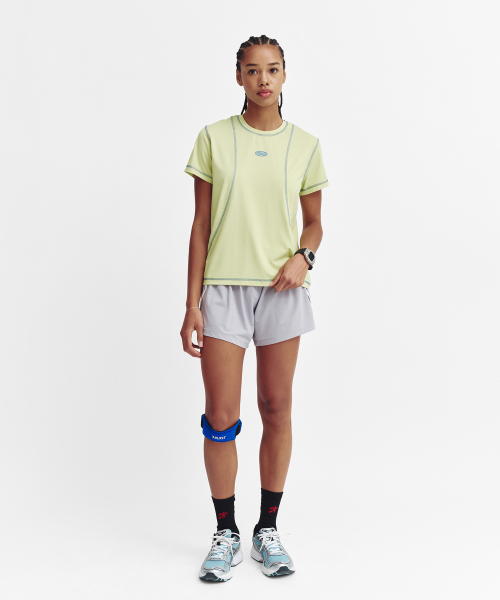 MENASOO(ミナス)の「Mesh Runner Soft Shorts_Gray(その他パンツ・レディース・グレー・M/S)」の12枚目の写真