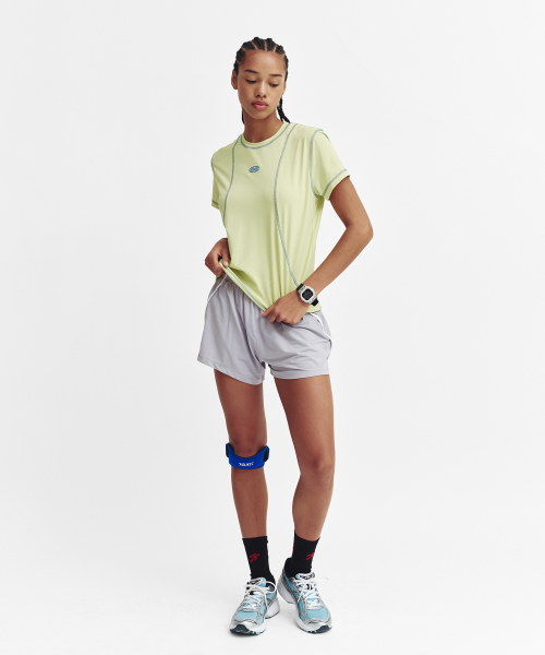 MENASOO(ミナス)の「Mesh Runner Soft Shorts_Gray(その他パンツ・レディース・グレー・M/S)」の14枚目の写真