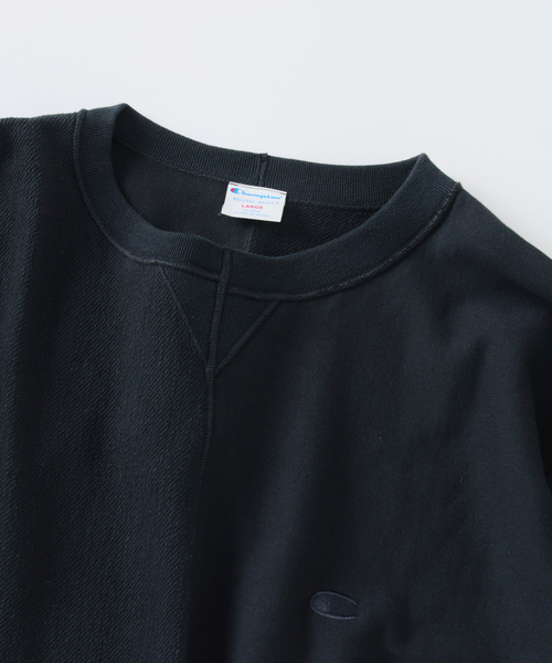 Champion(チャンピオン)の「CHAMPION / チャンピオン 別注 ”インサイドアウト” スウェット(スウェット・メンズ・ブラウン/ネイビー/ブラック・LARGE/MEDIUM)」の10枚目の写真