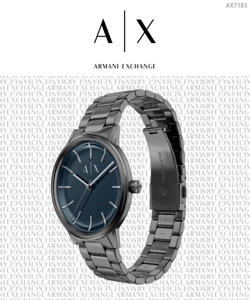 ARMANI EXCHANGE(アルマーニエクスチェンジ)の「アルマーニ・エクスチェンジ 腕時計 メンズ アナログ ステンレス AX7183SET(アナログ腕時計・メンズ・チャコールグレー・FREE)」の9枚目の写真