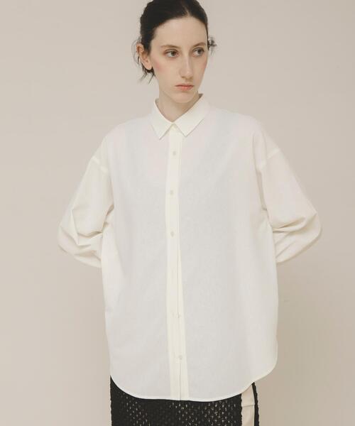 LAATO(ラート)の「loose shirts(シャツ/ブラウス・レディース・ブラック/ホワイト・FREE)」の1枚目の写真