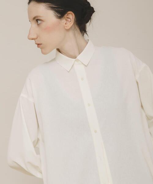 LAATO(ラート)の「loose shirts(シャツ/ブラウス・レディース・ブラック/ホワイト・FREE)」の8枚目の写真