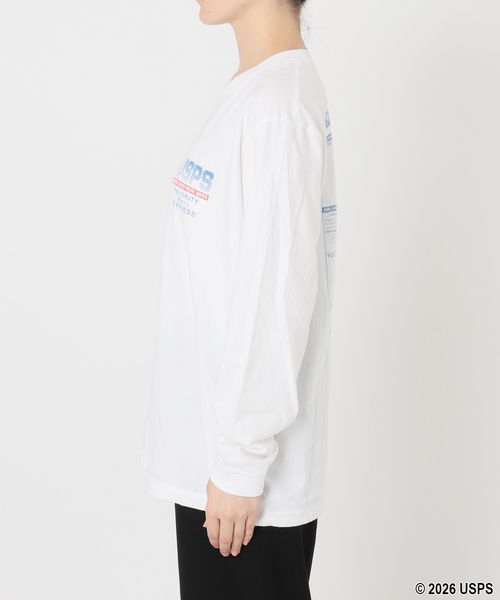 GOOD ROCK SPEED(グッドロックスピード)の「【GOOD ROCK SPEED】 USPS PRIORITY MAIL long sleeves T(Tシャツ/カットソー・レディース・ホワイト・FREE)」の12枚目の写真