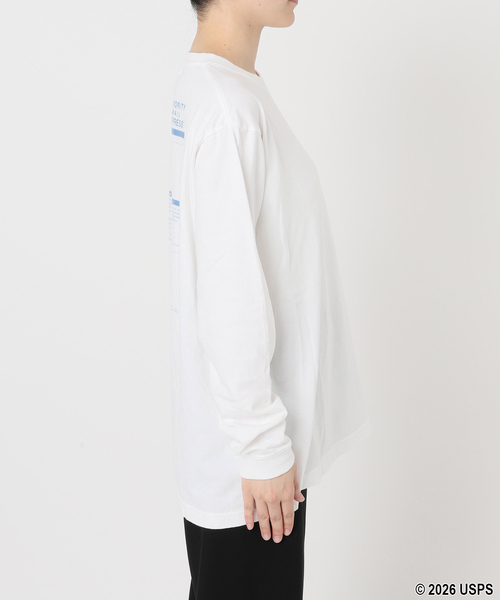 GOOD ROCK SPEED(グッドロックスピード)の「【GOOD ROCK SPEED】 USPS PRIORITY MAIL long sleeves T(Tシャツ/カットソー・レディース・ホワイト・FREE)」の14枚目の写真