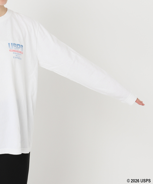 GOOD ROCK SPEED(グッドロックスピード)の「【GOOD ROCK SPEED】 USPS PRIORITY MAIL long sleeves T(Tシャツ/カットソー・レディース・ホワイト・FREE)」の15枚目の写真
