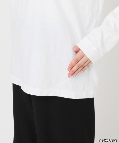 GOOD ROCK SPEED(グッドロックスピード)の「【GOOD ROCK SPEED】 USPS PRIORITY MAIL long sleeves T(Tシャツ/カットソー・レディース・ホワイト・FREE)」の16枚目の写真