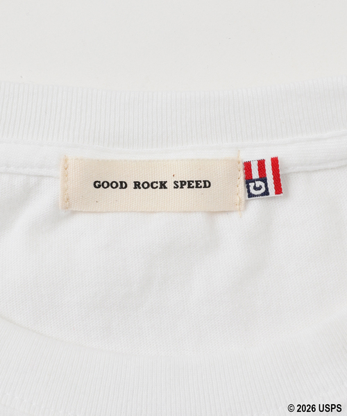 GOOD ROCK SPEED(グッドロックスピード)の「【GOOD ROCK SPEED】 USPS PRIORITY MAIL long sleeves T(Tシャツ/カットソー・レディース・ホワイト・FREE)」の19枚目の写真