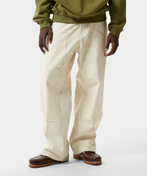 HUF(ハフ)の「89 OVAL DOUBLE KNEE PANT(その他パンツ・メンズ・ネイビー/ナチュラル・34/32/30/28)」の2枚目の写真