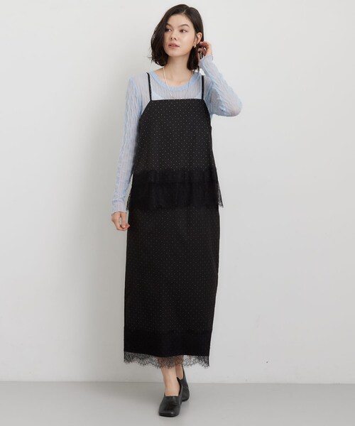 THE SHOP TK (ザ ショップ ティーケー )の「クリンクルシアークルーネックカットソー(Tシャツ/カットソー・レディース・ブラック/ダークブラウン/サックスブルー/アイボリー・12/13)」の12枚目の写真