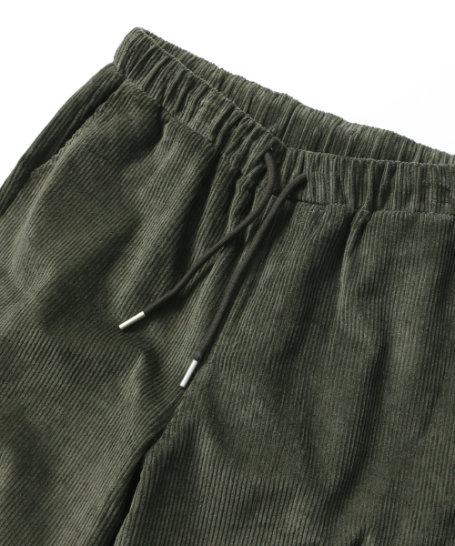 ADHOC(アドホック)の「男性コーデュロイカーゴワイドフィットフルバンディングパンツ (カーキ) (HBALP15)(その他パンツ・メンズ・その他・76/81)」の4枚目の写真