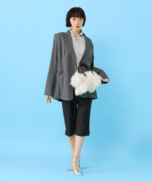 Casselini(キャセリーニ)の「Casselini(キャセリーニ)ドッグモチーフバッグ(ハンドバッグ・レディース・ホワイト/ブラック・FREE)」の21枚目の写真