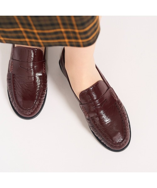 Clarks(クラークス)の「Alixea Walk/アリクシアウォーク(バーガンディパテント)(ローファー・レディース・バーガンディー・UK4/UK3/UK6/UK5)」の15枚目の写真