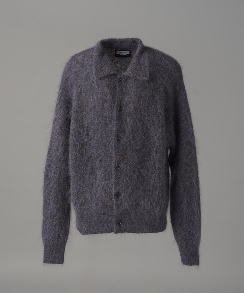 MAISON SPECIAL(メゾンスペシャル)の「《UNISEX》キッドモヘヤプライムオーバー襟付きカーディガン/Kid Mohair Prime-Over Collared Cardigan【MAISON SPECIAL/メゾンスペシャル】(カーディガン/ボレロ・メンズ・チャコールグレー/カーキ/パープル・2/1/0)」の16枚目の写真