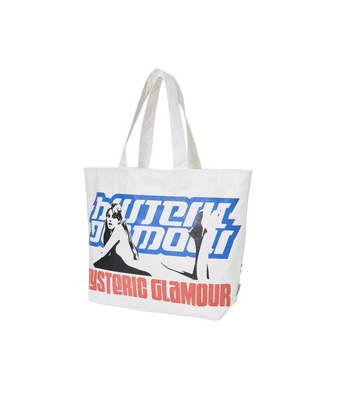 HYSTERIC GLAMOUR(ヒステリックグラマー)の「HYSTERIC BOX トートバッグ(トートバッグ・レディース・ホワイト・FREE)」の1枚目の写真