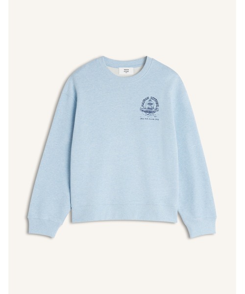 Maison Kitsune(メゾンキツネ)の「PLACE DE LA CONCORDE COMFORT SWEATSHIRT(スウェット・メンズ・ライトブルー・S/XL/L/M)」の1枚目の写真