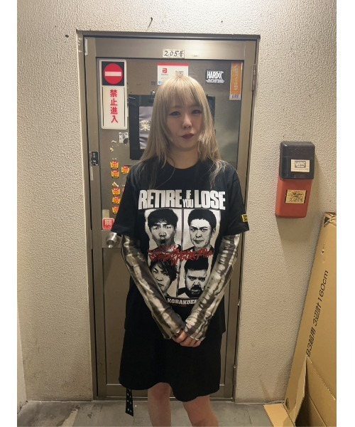 ハードコアチョコレート(ハードコアチョコレート)の「くりぃむナンタラ RETIRE IF YOU LOSE(Tシャツ/カットソー・メンズ・ブラック・XX-LARGE/X-LARGE/LARGE)」の9枚目の写真