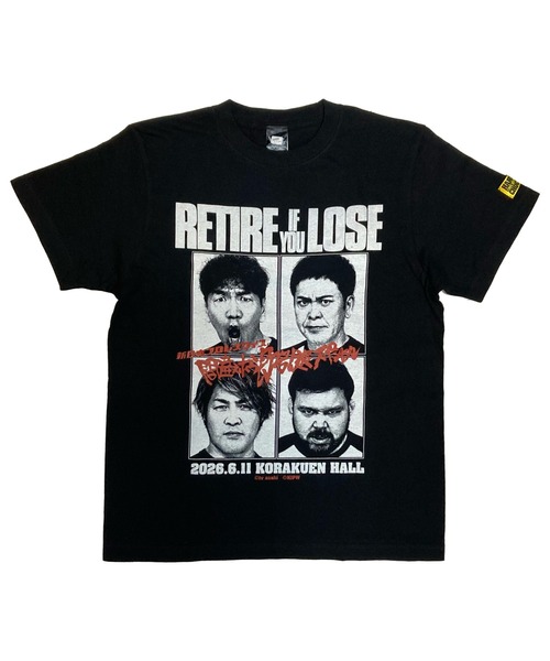 ハードコアチョコレート(ハードコアチョコレート)の「くりぃむナンタラ RETIRE IF YOU LOSE(Tシャツ/カットソー・メンズ・ブラック・XX-LARGE/X-LARGE/LARGE)」の2枚目の写真