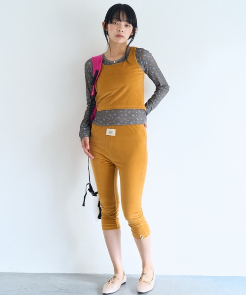 common gull products.(コモンガルプロダクツ)の「薄暮のベロアカプリパンツ(その他パンツ・レディース・ネイビー/ボルドー/マスタード・MEDIUM/SMALL/LARGE)」の16枚目の写真