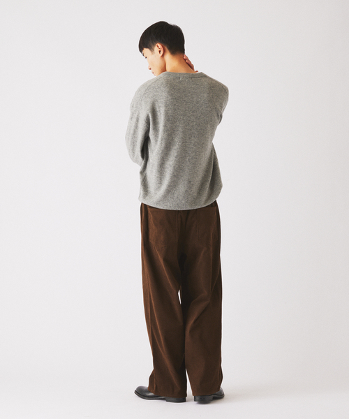 JOURNAL STANDARD relume(ジャーナルスタンダード レリューム)の「COLLINS VILLE WOOL / コリンズ ビル ウールニット Vネック(ニット/セーター・メンズ・ライトグレー/ブラックミックス・LARGE/MEDIUM)」の4枚目の写真