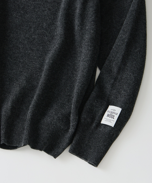 JOURNAL STANDARD relume(ジャーナルスタンダード レリューム)の「COLLINS VILLE WOOL / コリンズ ビル ウールニット Vネック(ニット/セーター・メンズ・ライトグレー/ブラックミックス・LARGE/MEDIUM)」の14枚目の写真