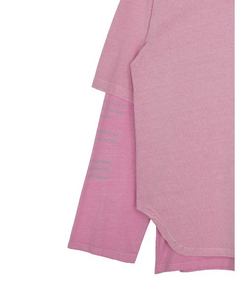Ameri(アメリ)の「VINTAGE LIKE LAYERED TEE SET(Tシャツ/カットソー・レディース・グレー/ライトベージュ/ピンク・FREE)」の21枚目の写真