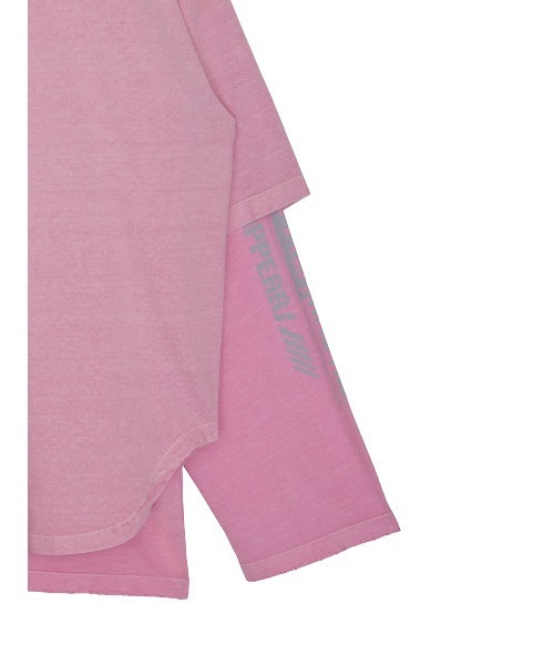 Ameri(アメリ)の「VINTAGE LIKE LAYERED TEE SET(Tシャツ/カットソー・レディース・グレー/ライトベージュ/ピンク・FREE)」の22枚目の写真