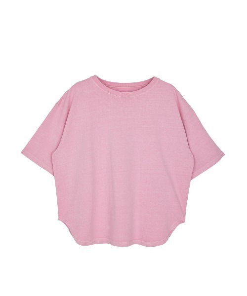 Ameri(アメリ)の「VINTAGE LIKE LAYERED TEE SET(Tシャツ/カットソー・レディース・グレー/ライトベージュ/ピンク・FREE)」の4枚目の写真