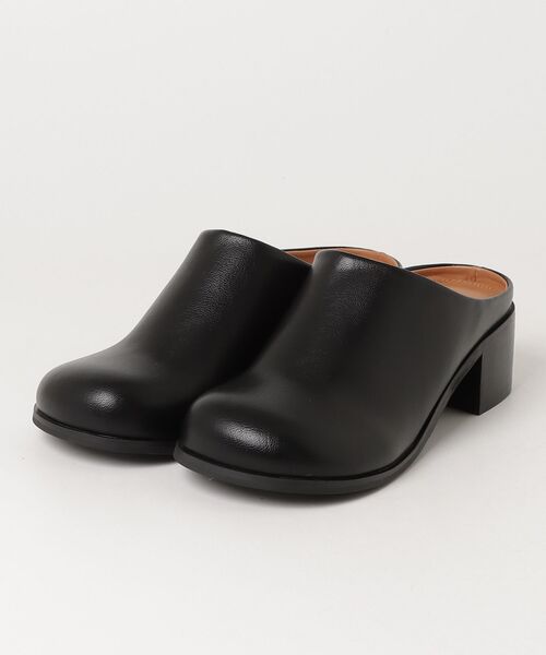 anuke(アンヌーク)の「Ecoleather Heel Slip-ons 62521021(その他シューズ・レディース・ブラック・36/38/37)」の1枚目の写真