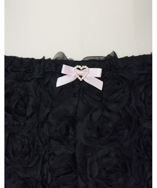 AVENCHUMU(アバンチュウム)の「Rose short pants(その他パンツ・レディース・ブラック/ピンク・XS/FREE)」の6枚目の写真