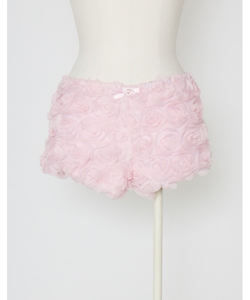 AVENCHUMU(アバンチュウム)の「Rose short pants(その他パンツ・レディース・ブラック/ピンク・XS/FREE)」の16枚目の写真