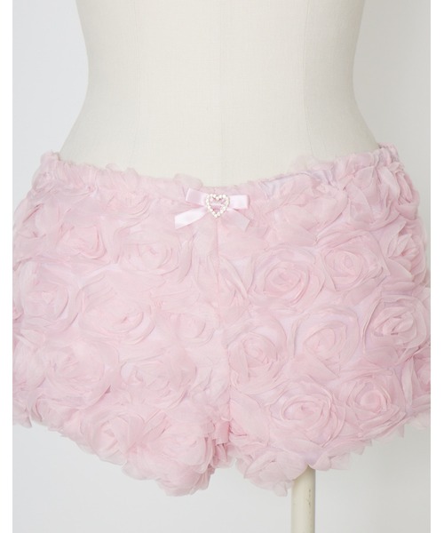 AVENCHUMU(アバンチュウム)の「Rose short pants(その他パンツ・レディース・ブラック/ピンク・XS/FREE)」の10枚目の写真