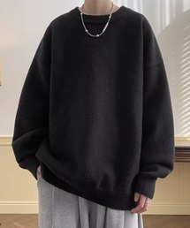 Essential Oversize Crew Knit エッセンシャルオーバーサイズクルーニット
