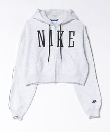 NIKE ナイキ W STDO FLC MW OS CRP S F スウェットフルジップパーカー IU1131 ABC-MART限定 *051BHTHR/BLACK