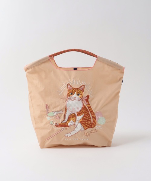 Three Four Time(スリーフォータイム)の「<一部店舗・WEB限定>【Ball&Chain】D.BABY CAT(トートバッグ・レディース・ベージュ/ライトブルー・FREE)」の14枚目の写真