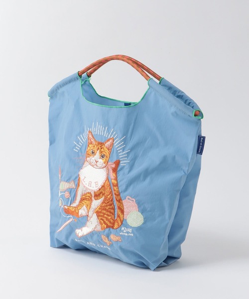 Three Four Time(スリーフォータイム)の「<一部店舗・WEB限定>【Ball&Chain】D.BABY CAT(トートバッグ・レディース・ベージュ/ライトブルー・FREE)」の17枚目の写真
