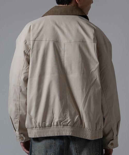 Crownor(クラウノアー)の「カバーオール ブルゾン(カバーオール・メンズ・ブラウン/ブラック/ホワイト・MEDIUM/LARGE)」の12枚目の写真