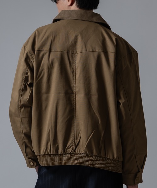 Crownor(クラウノアー)の「カバーオール ブルゾン(カバーオール・メンズ・ブラウン/ブラック/ホワイト・MEDIUM/LARGE)」の16枚目の写真