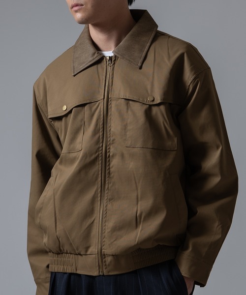 Crownor(クラウノアー)の「カバーオール ブルゾン(カバーオール・メンズ・ブラウン/ブラック/ホワイト・MEDIUM/LARGE)」の17枚目の写真