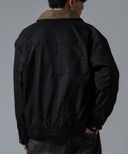 Crownor(クラウノアー)の「カバーオール ブルゾン(カバーオール・メンズ・ブラウン/ブラック/ホワイト・MEDIUM/LARGE)」の7枚目の写真