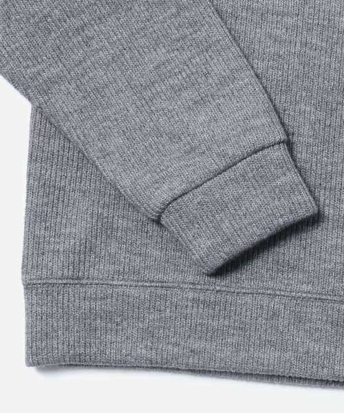 ADHOC(アドホック)の「メンズ オーバーサイズ リブ長袖Tシャツ (M-GREY) (HC9LTA1)(Tシャツ/カットソー・メンズ・その他・100/105)」の4枚目の写真