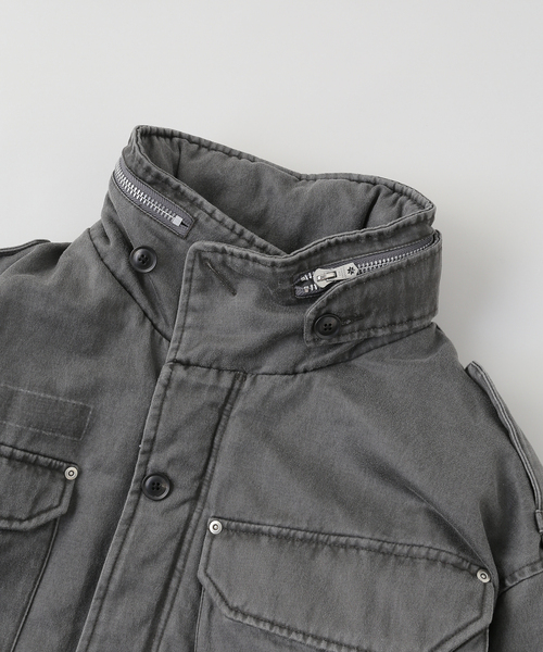 FAF(フェイク アス フラワーズ)の「FAF (FAKE AS FLOWERS) / フェイク アズ フラワーズ F-65 JACKET(ミリタリージャケット・メンズ・ブラック・1/2)」の9枚目の写真