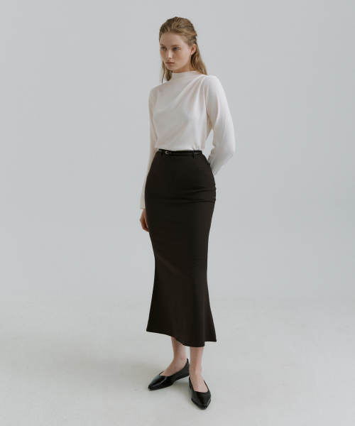 REORG(リオルグ)の「PAP ハーフネックブラウス アイボリー(シャツ/ブラウス・レディース・その他・X-SMALL/SMALL/MEDIUM)」の3枚目の写真