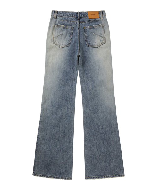 DEINET(ダイニット)の「SIDE SEAM WASHED JEANS IN BLUE(デニムパンツ・レディース・その他・SMALL/MEDIUM)」の2枚目の写真