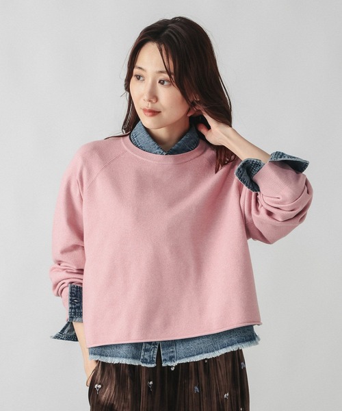 GLOBAL WORK(グローバルワーク)の「カシミヤタッチクルーネックプルオーバー/758685(ニット/セーター・レディース・ホワイト/ネイビー/ワインレッド/フューシャピンク・LARGE/MEDIUM)」の22枚目の写真