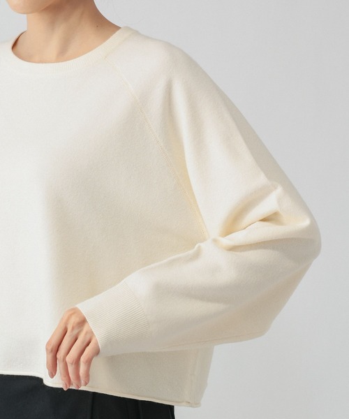 GLOBAL WORK(グローバルワーク)の「カシミヤタッチクルーネックプルオーバー/758685(ニット/セーター・レディース・ホワイト/ネイビー/ワインレッド/フューシャピンク・LARGE/MEDIUM)」の20枚目の写真